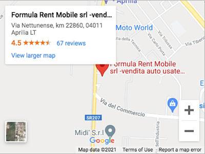 Sciarra Auto - FormulaRent Mobile srl vendita auto noleggio leasing Aprilia 
